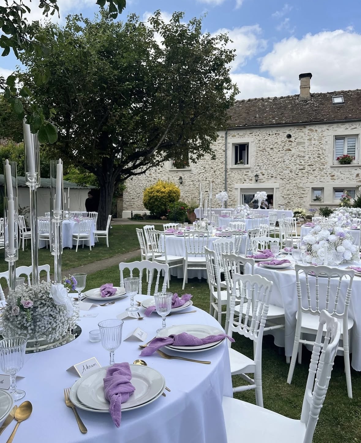 Location de matériel de réception pour mariage en Seine-et-Marne