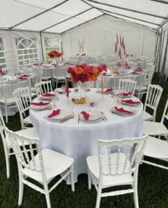 Location de chaises Napoléon blanches pour mariage en Seine-et-Marne